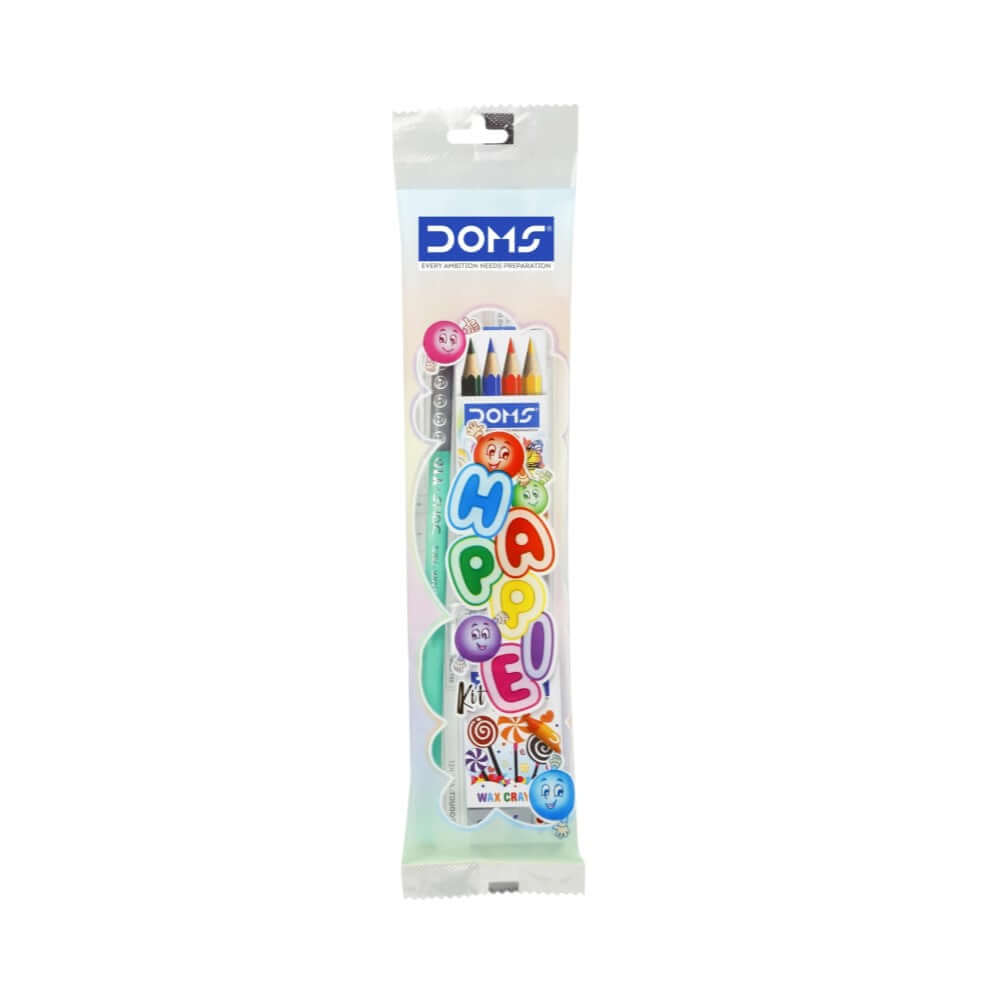 DOMS Happie Kit | Stationery Kit of 4 Assorted Items