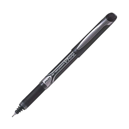 Pilot Hi-Tecpoint V7 Grip 0.7mm Fine Point Pure Liquid Ink Roller Ball Pen with Dimpled Rubber Grip