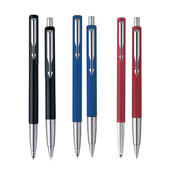 Parker Vector Standard CT Roller Ball Pen and Ball Pen Set | Ink Colour - Blue