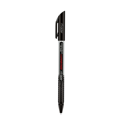 Add Gel Zero Gravity Gel Pen in black with modern polka-dot design, perfect for smooth writing experiences.