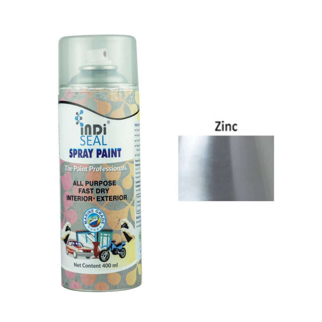 INDISEAL All Purpose Fast Dry Interior & Exterior Spray Paint | DIY Quick Drying Spray Paint for Metal, Wood & Walls-400ml