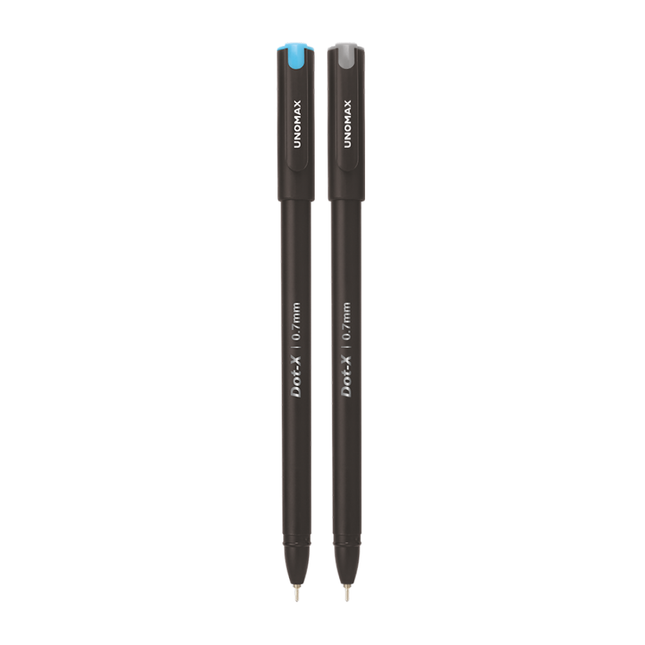 Unomax Dot-X Ball Pen | Ink Colour - Blue and Black