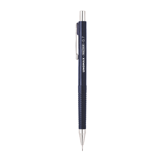 Unomax Matrix Mechanical Pencil 0.7mm | Includes 20 Leads with a premium matt finish for comfort and control.