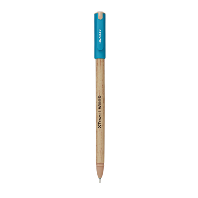 Unomax Xtron Wood Ball Pen | Ink Colour - Blue, Black and Red