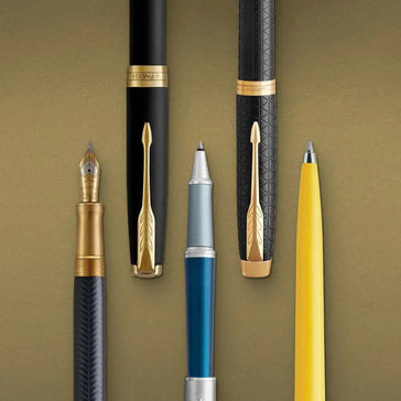 Best Parker pens 2025 showcased with luxury fountain, rollerball, and ballpoint pens on a stylish background.