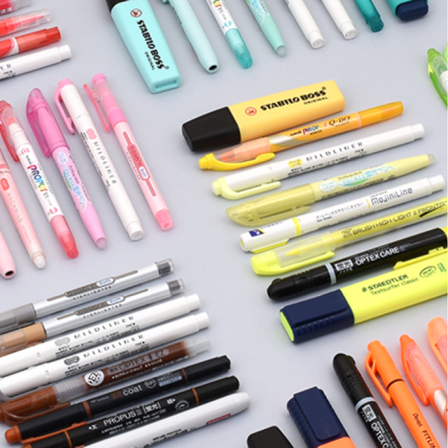 Markers and Highlighters