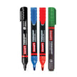 Luxor 1222 Refillable Permanent Marker | Ink Colour - Blue, Black, Red and Green set of markers