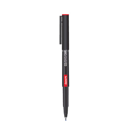 Luxor 1236 CD/DVD/OHP Marker | Ink Colour - Blue, Black, Red and Green in black color.
