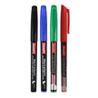 Luxor 1237NF CD/DVD/OHP Marker | Ink Colour - Blue, Black, Red and Green, set of four markers.