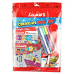Luxor Creative Art Set | Stationery Kit of 8 Items featuring oil pastels, pens, pencils, and more.