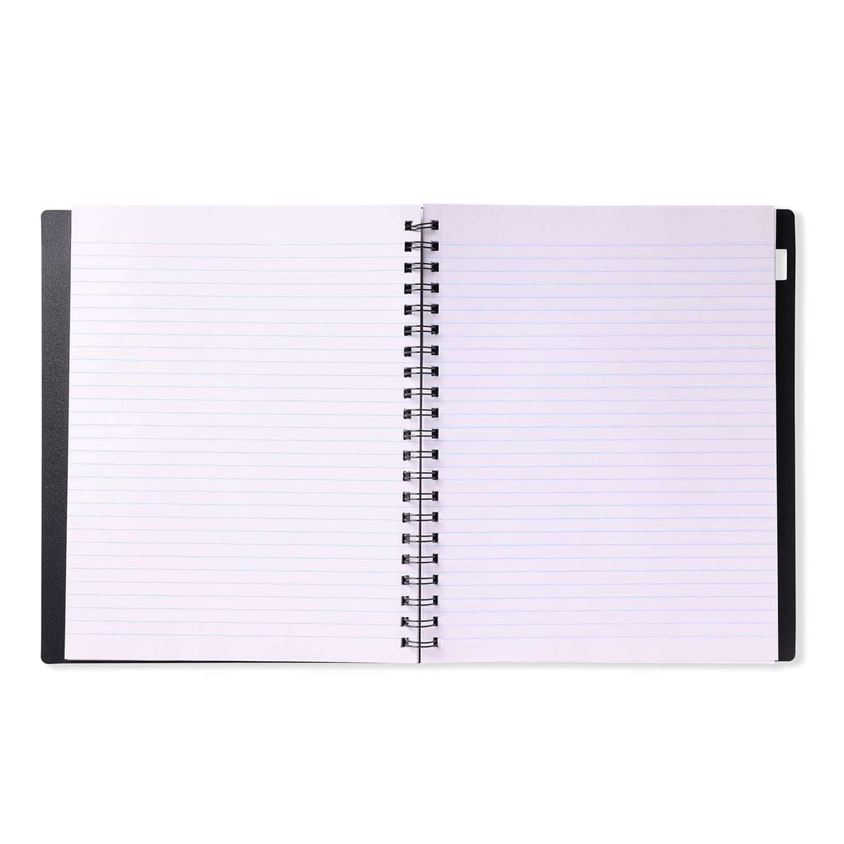 Luxor Premium Converge Note Book | Single Subject | Size - 21.6cm x 27.9cm open view showing lined pages.