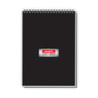 Luxor Converge Pocket Note Book | Size - 7.4cm x 10.5cm with a black cover and spiral binding.