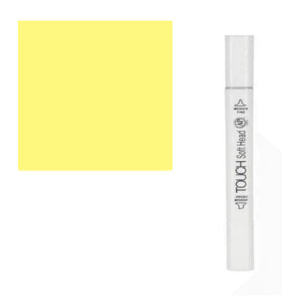 GifMor Colour Alcohol Art Markers | Dual Tip - Broad & Fine | Yellow Shades