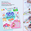 Hauser Artz 500 Activities Book Kit | Stationery Kit of 7 Assorted Items with engaging activity pages and creative tools.