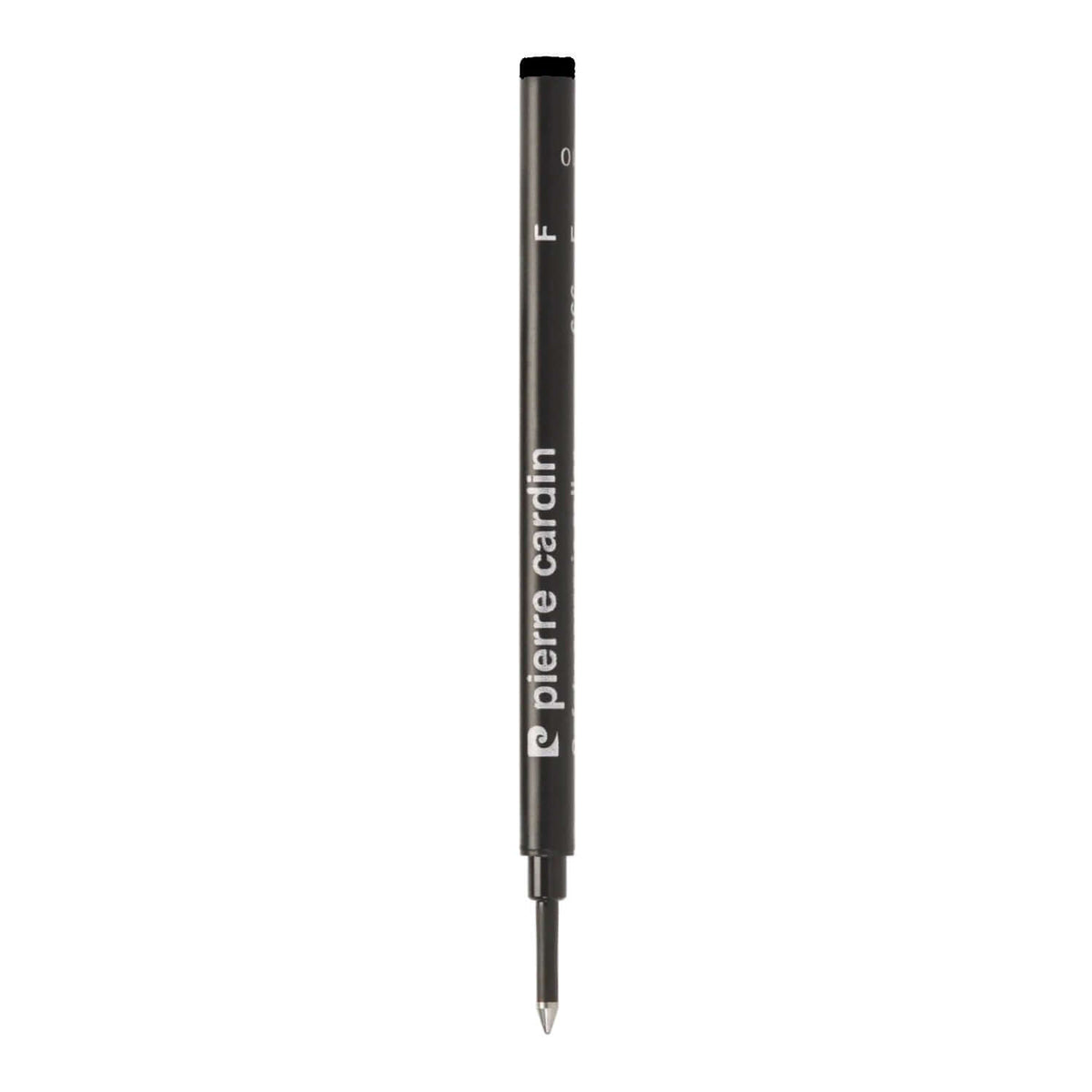 Pierre Cardin 666 Roller Ball Refill | Ink Colour -  Blue and Black ink refill viewed from the side.
