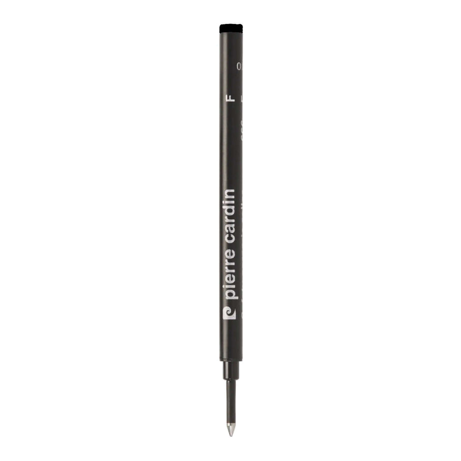 Pierre Cardin 666 Roller Ball Refill | Ink Colour -  Blue and Black ink refill viewed from the side.