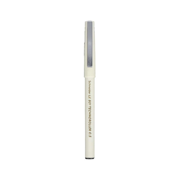Luxor Schneider LX801 Technoroller Pen | Ink Colour - Blue, Black, Red and Green on a white background.