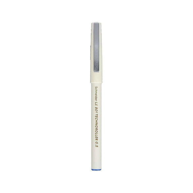 Luxor Schneider LX801 Technoroller Pen | Ink Colour - Blue, Black, Red and Green side view with needle tip