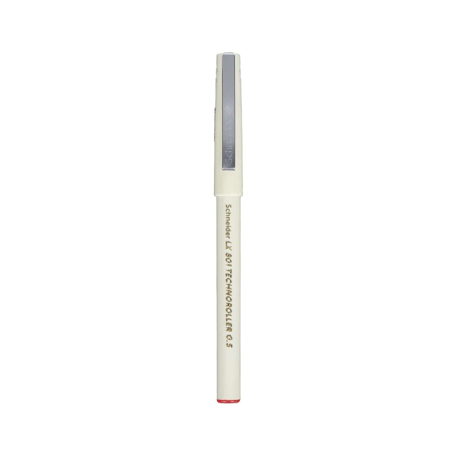 Luxor Schneider LX801 Technoroller Pen | Ink Colour - Blue, Black, Red and Green with red tip.