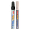 Luxor 902 Paint Marker Pen in black and white, perfect for multi-surface art projects and DIY creations.