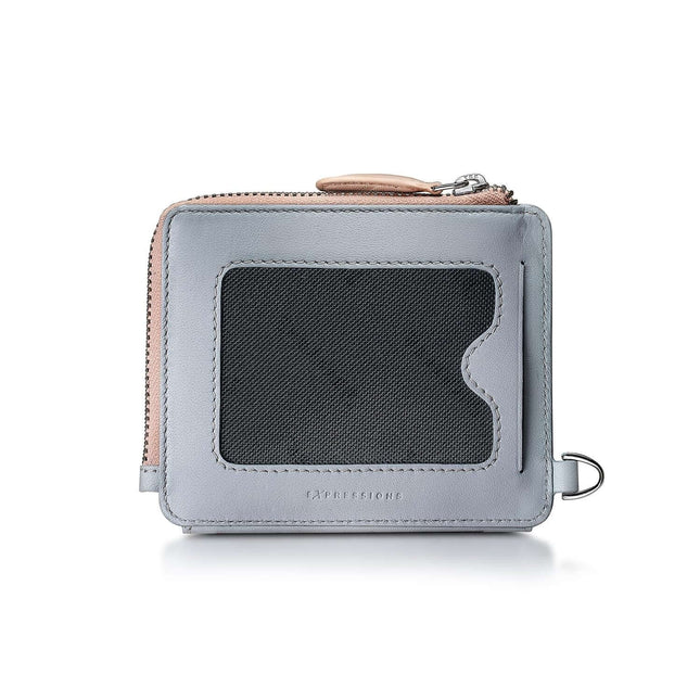 Sheaffer Expressions leather wallet in pastel colors with RFID protection and card slot, stylish and functional gift.