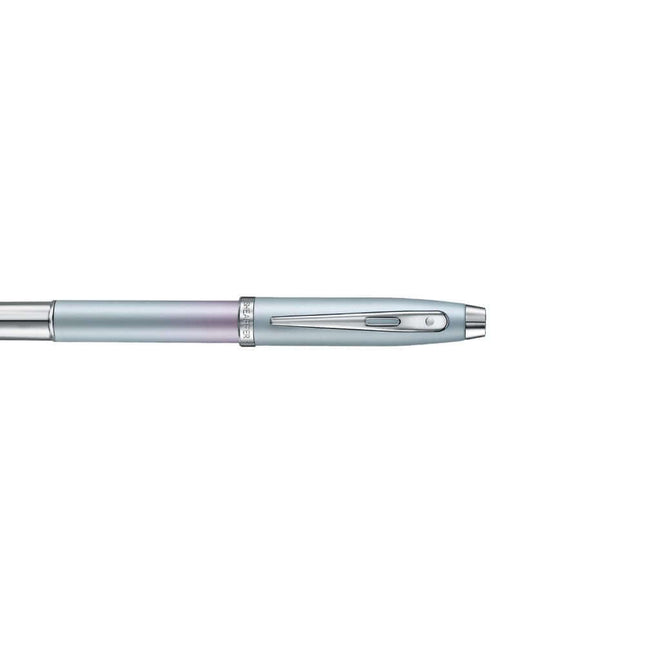 Sheaffer Expressions 100 9376 Blue and Pink Roller Ball Pen with chrome-plated trims and stylish clip.