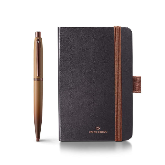 Sheaffer Coffee Edition VFM 9428 Ball Pen with Small Notebook
