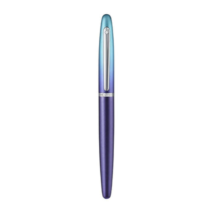 Sheaffer Expressions VFM 9430 Blue and Purple Fountain Pen with chrome trim and pearlised gradient finish.