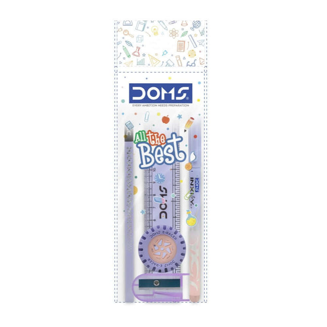 DOMS All The Best Kit | Stationery Kit of 5 Assorted Items