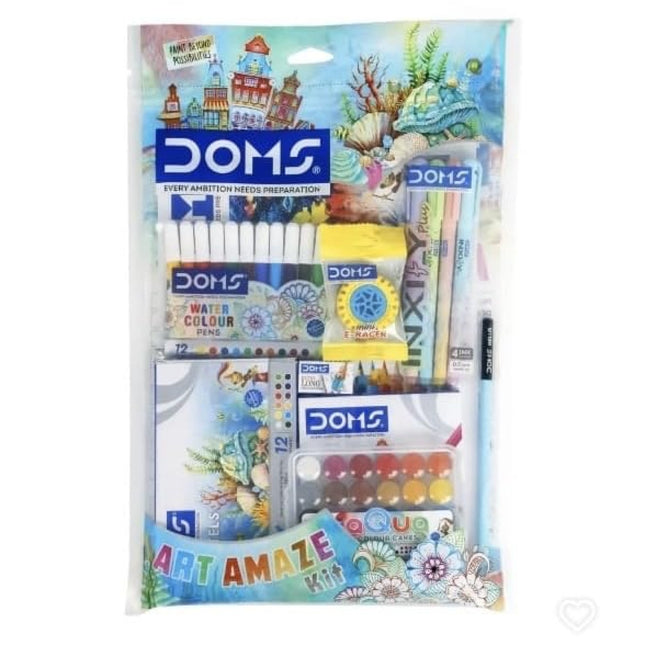 DOMS Art Amaze Kit | Combination of 9 Painting & Coloring Items