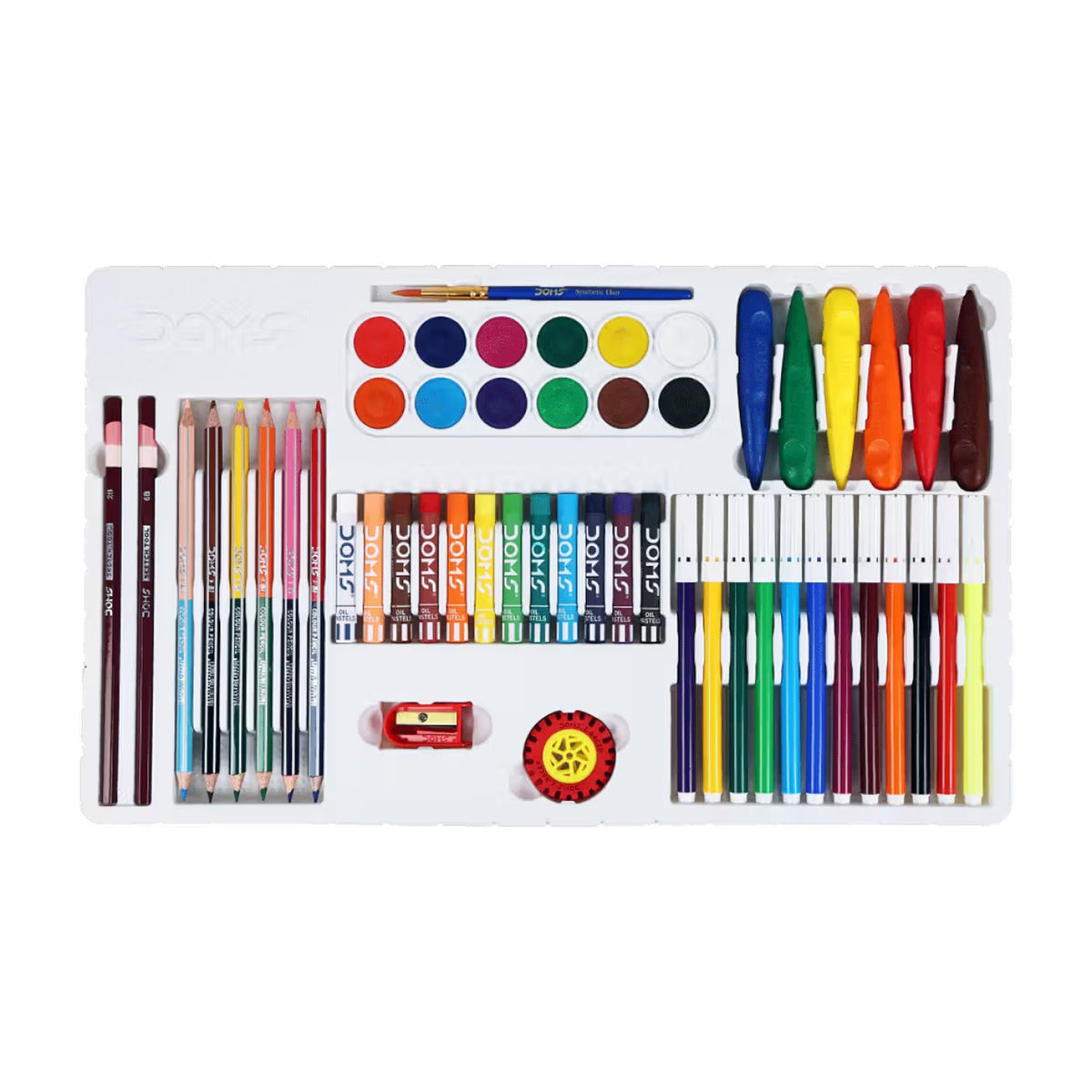 DOMS Art Fusion Kit | Combination of 9 Stationery Items