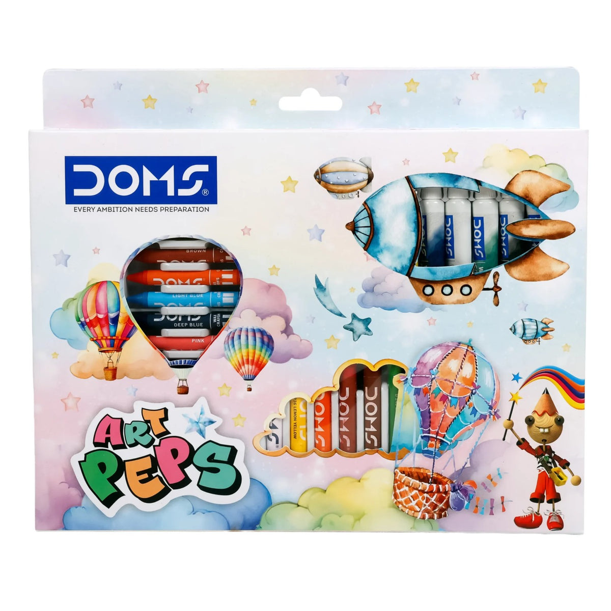 DOMS Art Peps Kit | Combination of 5 Stationery Items