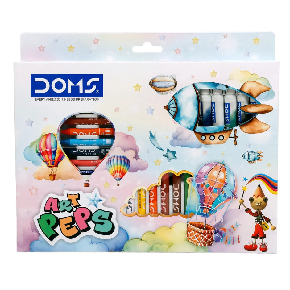 DOMS Art Peps Kit | Combination of 5 Stationery Items