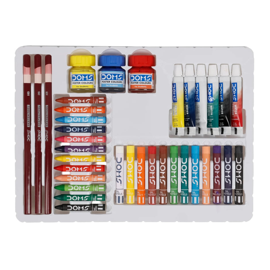 DOMS Art Peps Kit | Combination of 5 Stationery Items