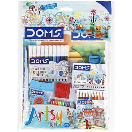 DOMS Artsy Kit | Combination of 8 Art & Coloring Items