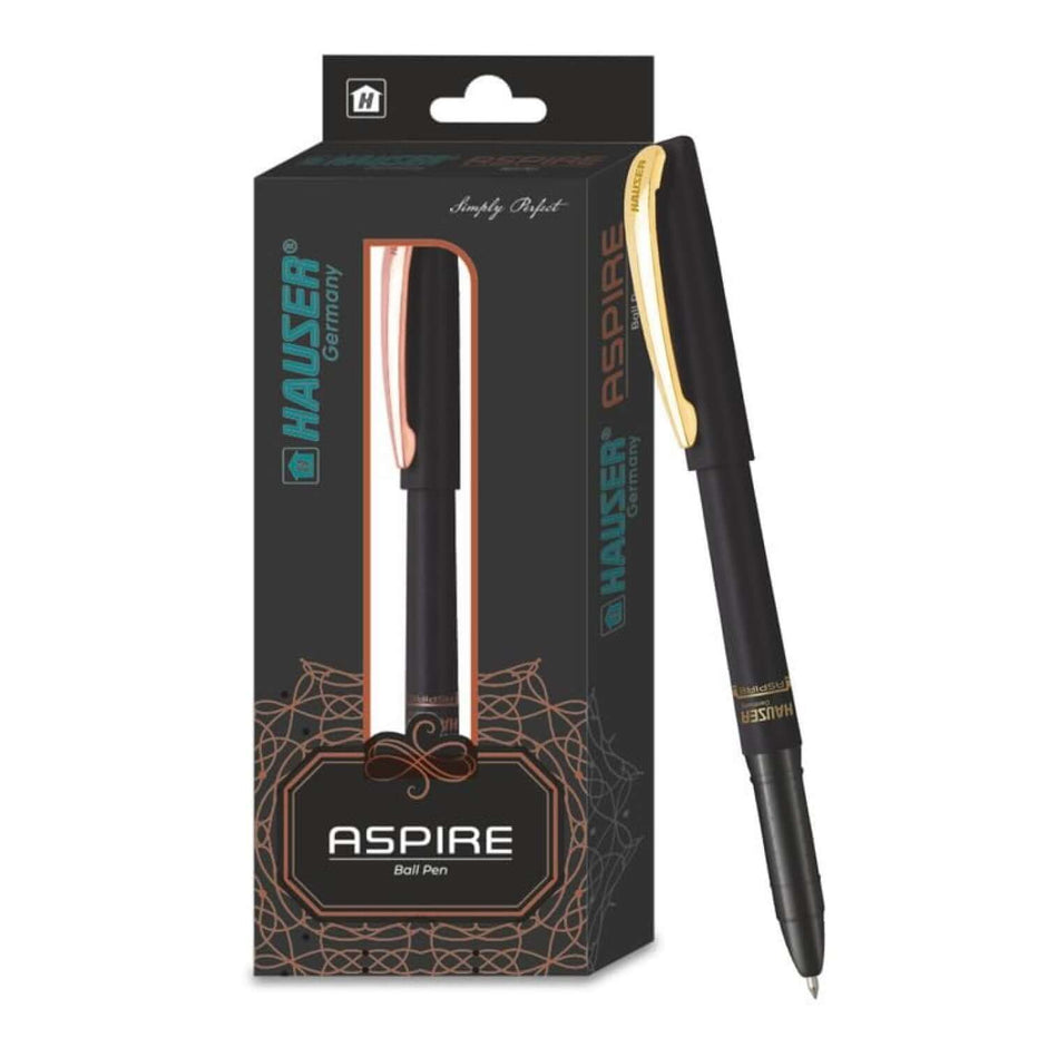 Hauser Aspire Ball Pen | Ink Colour - Blue, featuring a sleek design and smooth ballpoint mechanism.