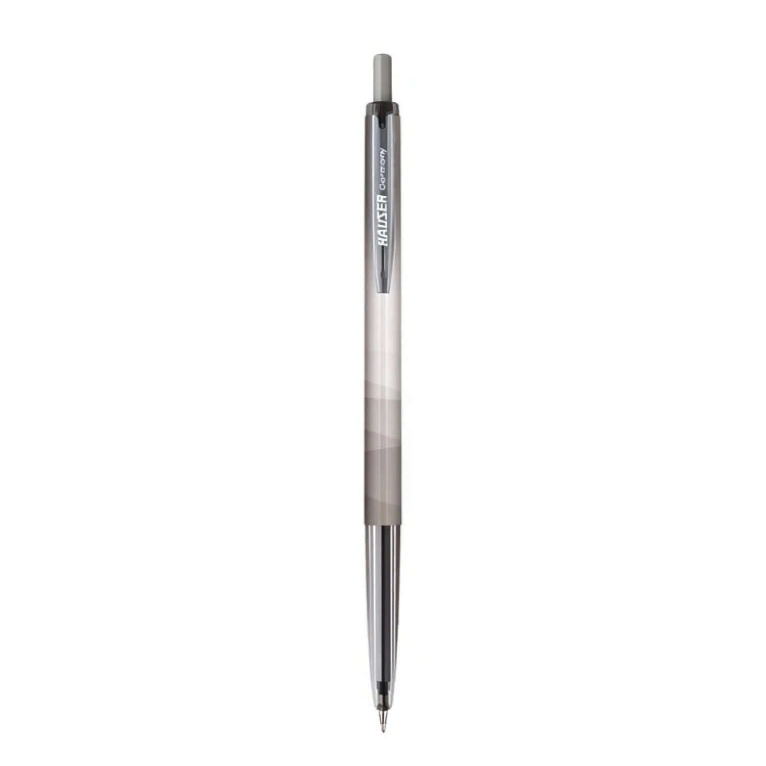 Hauser Auto-Click Ball Pen | Ink Colour - Blue, Black and Red on a white background.