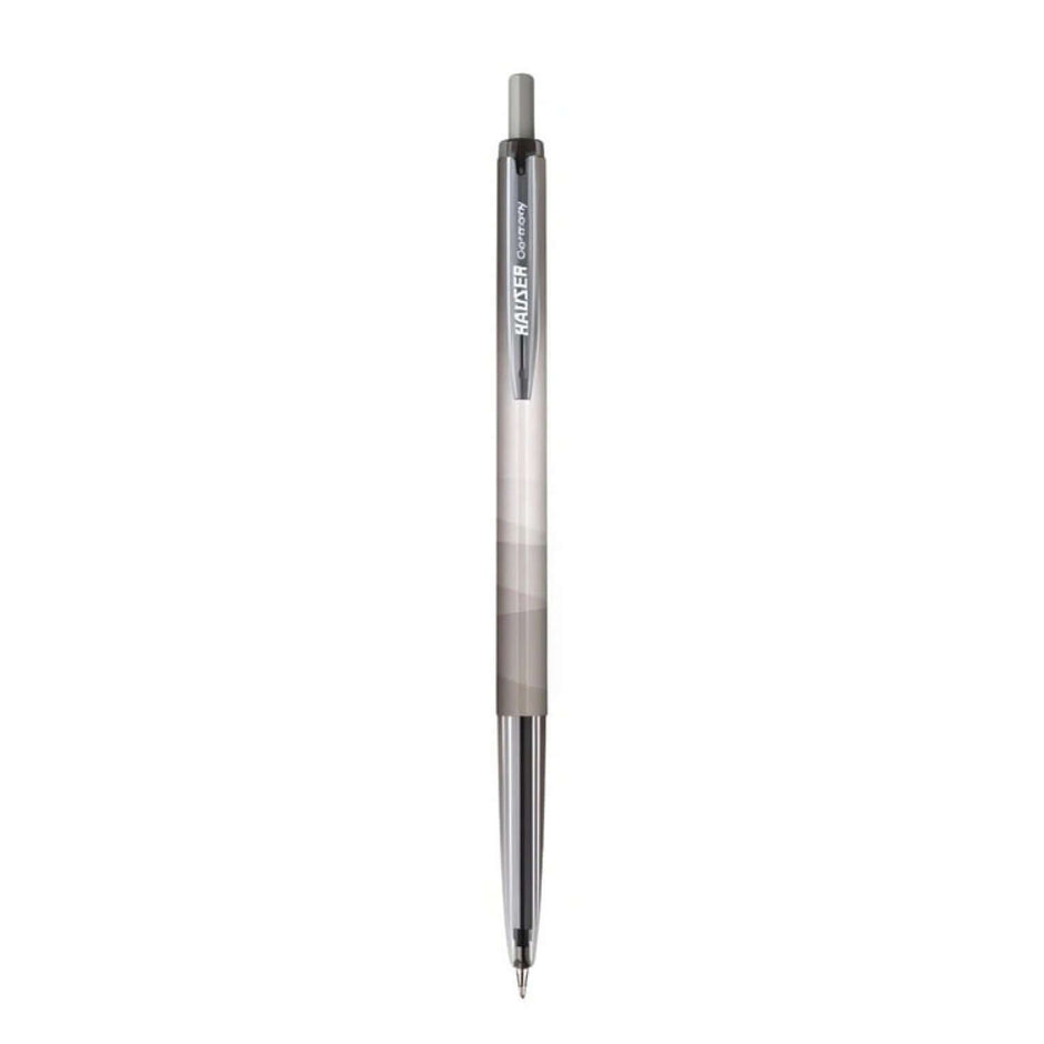 Hauser Auto-Click Ball Pen | Ink Colour - Blue, Black and Red on a white background.