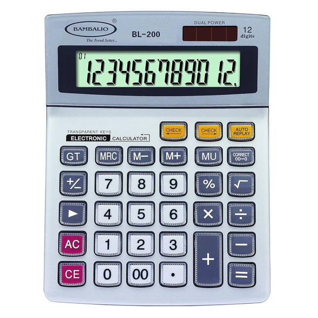 Bambalio BL-200 12 Digits Desktop Calculator