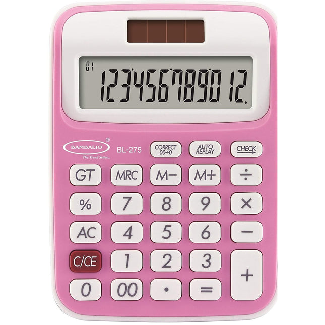 Bambalio BL-275 12 Digits Desktop Calculator