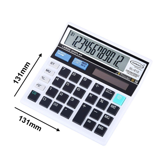 Bambalio BL-512 12 Digits Desktop Calculator with large display and durable keys.