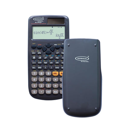 Bambalio BL-991ES Plus Scientific Calculator | 417 Functions and 2 Line Display with cover.