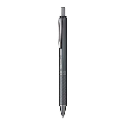 Pentel Energel BL407 Metal Roller Gel Pen with aluminium barrel and textured grip for comfort and control.