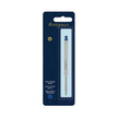 Waterman Ball Pen Refill | Ink Colour - Blue and Black in packaging with blue ink refill visible.