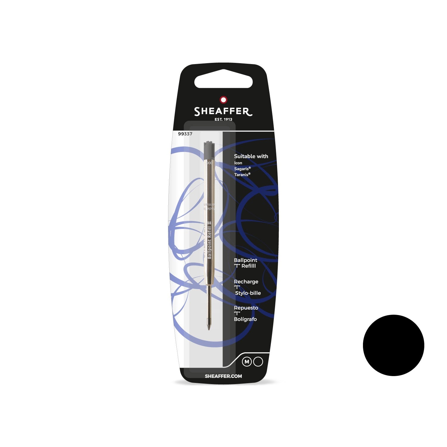 Sheaffer T Style Ballpoint Refill Medium