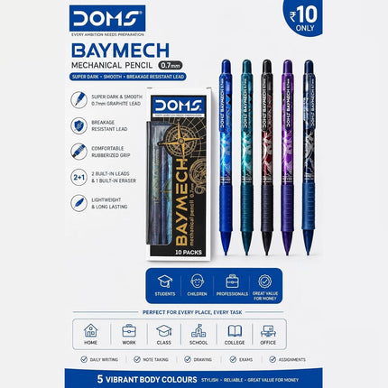DOMS Baymech 0.7mm Mechanical Pencil