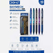 DOMS Baymech 0.7mm Mechanical Pencil packaging with vibrant colors and product details.