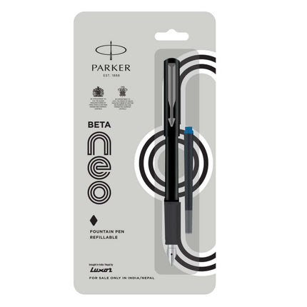 Parker Beta Neo Fountain Pen with Quink Cartridge