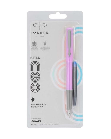 Parker Beta Neo Fountain Pen with Quink Cartridge
