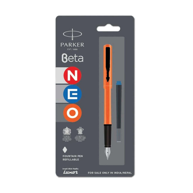 Parker Beta Neo Fountain Pen with Quink Cartridge